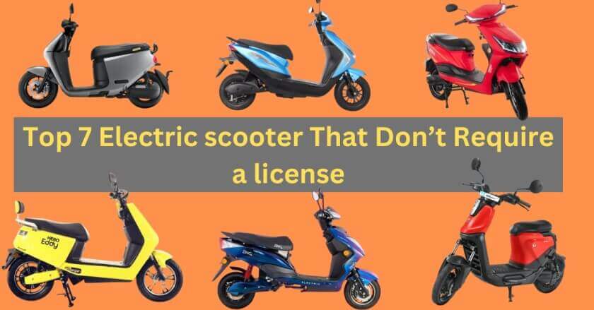 Top 7 Electric Scooters That Don’t Require License 